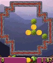 Java игра Fruit Fall. Скриншоты к игре Фруктовый Водопад
