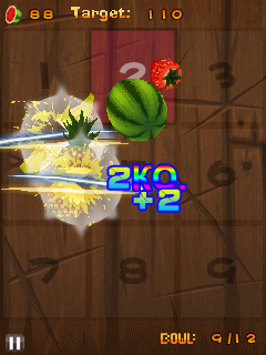 Java игра Fruit Ninja Kinect. Скриншоты к игре 