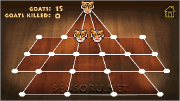 Java игра Goats And Tigers. Скриншоты к игре Козы и Тигры