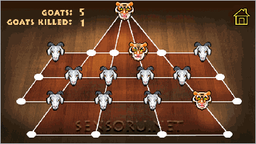 Java игра Goats And Tigers. Скриншоты к игре Козы и Тигры