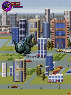 Java игра Godzilla Monster Mayhem. Скриншоты к игре 
