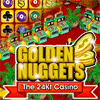 Игра на телефон Golden Nuggets. The 24Kt Casino