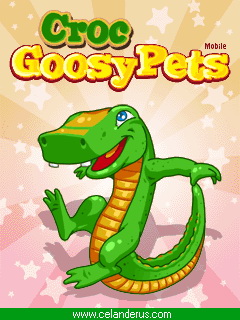 Java игра Goosy Pets. Croc. Скриншоты к игре Милые питомцы. Крокодильчик