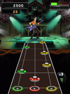Java игра Guitar Hero 5 Mobile. Скриншоты к игре Герой Гитары 5