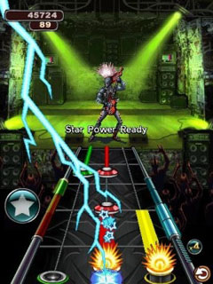 Java игра Guitar Hero 6 Warriors of Rock Mobile. Скриншоты к игре Герой Гитары 6. Воины Рока