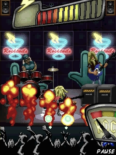 Java игра Guitar Hero III. Backstage Pass. Скриншоты к игре Герой гитары 3. Путь за кулисы