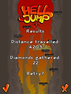 Java игра Hell Jump. Скриншоты к игре Дьявольский Прыжок