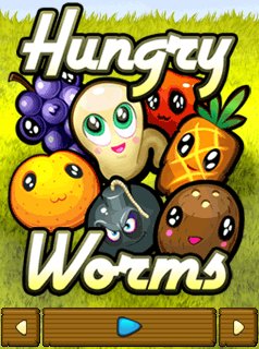 Java игра Hungry Worms. Скриншоты к игре Голодные червячки
