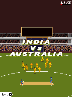 Java игра Ind Vs Aus 2012. Скриншоты к игре Индия против Австралии 2012