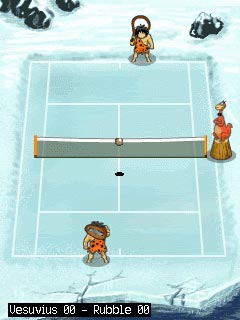 Java игра Jurassic Tennis. Скриншоты к игре Теннис Юрского Периода