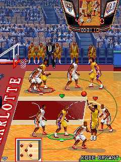 Java игра Kobe Bryant Pro Basketball 2008. Скриншоты к игре Профессиональный Баскетбол с Кобом Брайантом 2008