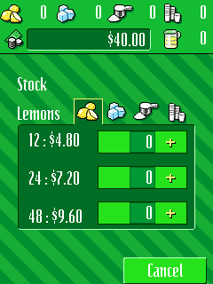 Java игра Lemonade Tycoon. Скриншоты к игре Лимонадный Бизнес