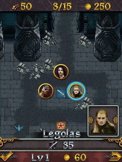 Java игра The Lord of the Rings Middle-Earth Defence. Скриншоты к игре Властелин Колец Защита Средиземья