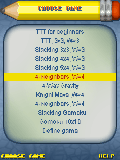 Java игра Mega Tic Tac Toe. Скриншоты к игре Мега Крестики-нолики