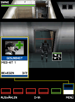 Java игра Metal Gear Acid 3D. Скриншоты к игре 