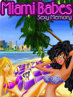 Java игра Miami Babes. Sexy Memory. Скриншоты к игре Девочки Майами. Cекс память