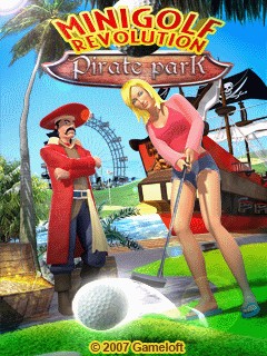 Java игра Minigolf Revolution. Pirate Park. Скриншоты к игре Минигольф. Парк Пиратов