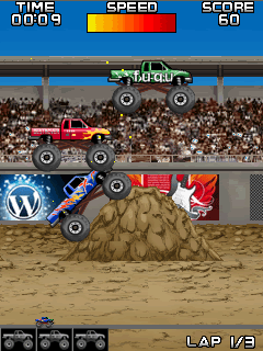 Java игра Monster Truck Muddle. Скриншоты к игре 