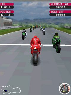 Java игра Moto GP 07 3D. Скриншоты к игре 