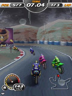 Java игра Moto Racing Evolved 3D. Скриншоты к игре 