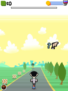 Java игра Mr Bean Racer 2. Скриншоты к игре Гонки с мистером Бином 2
