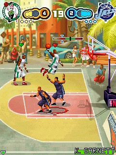 Java игра NBA Smash!. Скриншоты к игре NBA Столкновение!