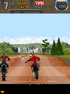 Java игра Off Road Dirt Motocross. Скриншоты к игре 