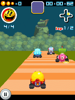 Java игра PAC-MAN. Kart Rally. Скриншоты к игре Пакман. Картинг 