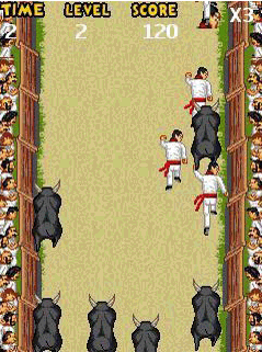 Java игра Pamplona Bull Run. Скриншоты к игре 
