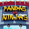 Игра на телефон Панды против Ниндзя. Восточный cнег / Pandas vs Ninjas Eastern Snow