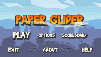 Java игра Paper Glider. Скриншоты к игре Бумажный Планер