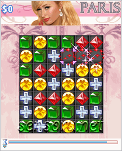 Java игра Paris Hiltons Diamond Quest. Скриншоты к игре 