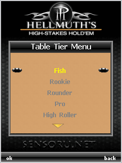 Java игра Phil Hellmuts High Stake Holdem. Скриншоты к игре 