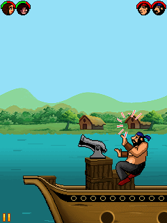 Java игра Pirate Attack. Скриншоты к игре Атака пиратов