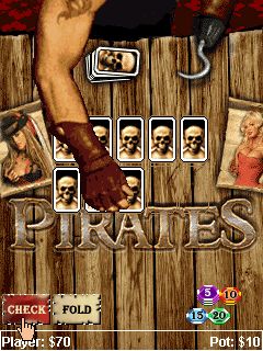 Java игра Pirates poker. Скриншоты к игре Пиратский Покер