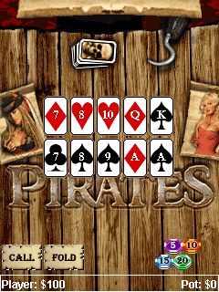 Java игра Pirates poker. Скриншоты к игре Пиратский Покер