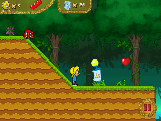 Java игра Pixeline and the Jungle Treasure. Скриншоты к игре Пикселина и Сокровище Джунглей