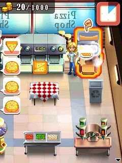 Java игра Pizza Shop Mania. Скриншоты к игре 
