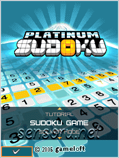 Java игра Platinum Sudoku. Скриншоты к игре Платиновый Судоку
