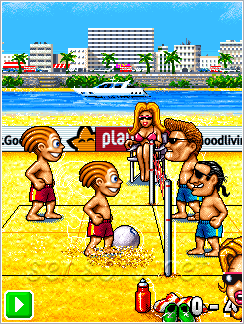 Java игра Playman. Beach Volley. Скриншоты к игре Playman. Пляжный волейбол
