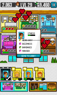 Java игра Pocket hospital. Скриншоты к игре Мобильная больница