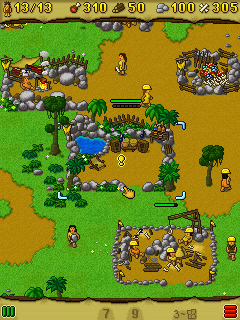Java игра Prehistoric Wars. Скриншоты к игре Первобытные Войны