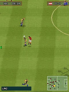 Java игра Pro Evolution Soccer 2009. Скриншоты к игре 