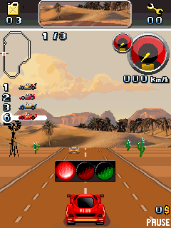 Java игра Racing Rustle. Скриншоты к игре Гоночный Шелест