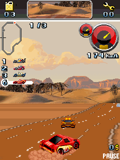 Java игра Racing Rustle. Скриншоты к игре Гоночный Шелест