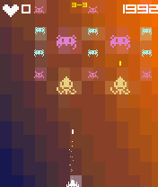 Java игра Rainbow Invaders. Скриншоты к игре Похитители радуги