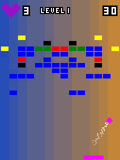 Java игра Rainbow Ricochet. Скриншоты к игре Радужный Рикошет