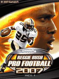 Java игра Reggie Bush Pro Football 2007. Скриншоты к игре Реджи Баш. Профессиональный Футбол 2007