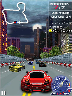 Java игра Ridge Racer Drift. Скриншоты к игре 