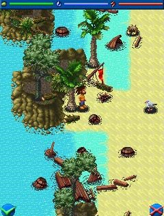 Java игра Robinson Crusoe. Shipwrecked. Скриншоты к игре Робинзон Крузо. Кораблекрушение